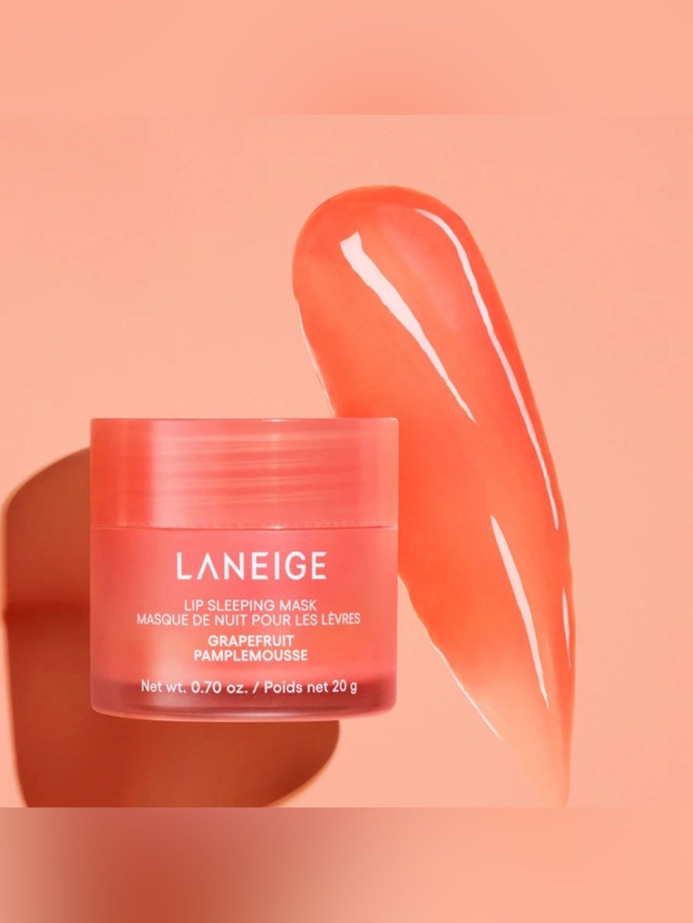 5/$35 NWT LANEIGE Grapefruit Lip Sleeping Mask retails $24.00 for one